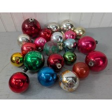 Mixed Lot Vintage Christmas Ornaments Decor Mercury Glass Multicolor Holiday picture