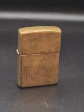 Vintage Zippo D 2011 Brass Lighter Made In USA picture