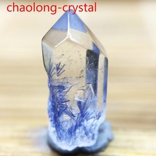 1.8Ct Very Rare NATURAL Beautiful Blue Dumortierite Quartz Crystal Specimen picture