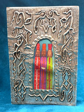 Vintage Repousse Puerto Rican Folk Art Taller Fico y Paloma Three Wise Men READ picture