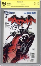 Batman #3A Capullo 1st Printing CBCS 9.6 Witnessed Sig 2012 picture