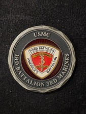 USMC 3rd Battalion 3rd Marines Challenge Coin picture