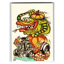 Vintage Monster Hot Rod Pumpkin Halloween Sticker Single #23 picture