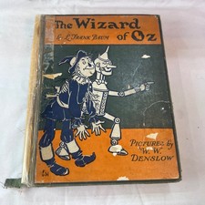 1903 The Wizard Of Oz, Hard Cover Book By L Frank Baum, Pictures by WW Denslow picture