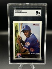 1995 BOWMAN #90 VLADIMIR GUERRERO SGC 9 picture