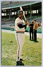 K63/ Cleveland Indians Ohio Postcard c1970s Baseball Player Chris Chambliss 67 picture