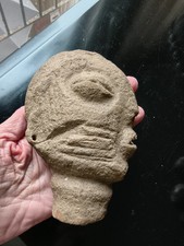 RARE OLD ANCIENT YORUBA TERRACOTTA POTTERY HEAD SCULPTURE AFRICAN 5
