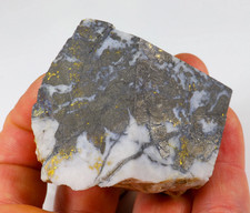 Gold-Bearing 102.04g Quartz Slab - Genuine from Sierra Nevada, California picture