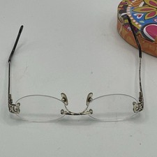 Vintage Brighton Handmade Folding readers Silver Tone picture