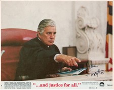 John Forsythe. Bachelor Father. Dynasty. 10x8 color photo from 1979 movie. COA picture