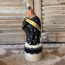RARE Original Nicol Sayre Papier Mache Halloween Jack-o’-lantern Candy Box H Tag picture