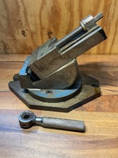 1940’S Precision Tri-Vise 3 Way 4” Compound Vise Swivel Tilt & Rotate ST-3540-2 picture