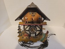 Vintage German E S C H M E C K B E C H E R Black Forest With Music Cuckoo Clock picture