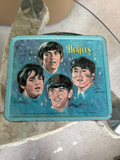 🔥RARE VINTAGE 1965 The Beatles Lunch Box no Thermos Lunchbox tin kit pail 🔥🔥 picture