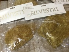 4 Packages Vintage Silvestri Christmas Decoration Gold picture