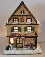 Rare Berta Hummel Lighted Hawthorne Christmas Village 