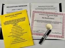 RARE Original John T. Sheets Quantum Bender - Cert. #022, Best Coin Bender picture