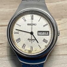 Battery Replacement Seiko V.F.A 3823-7001 Silver Men Vintage Antique Rare Retro picture