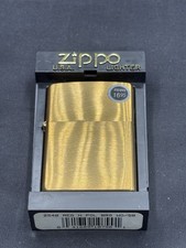 ZIPPO 1999 LIGHTER BRASS GOLD picture
