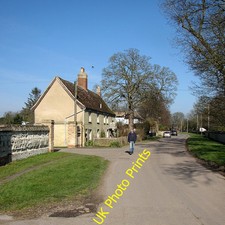 Photo 12x8 Newton: Town Street in early spring Newton/TL4349 A bright but c2016 picture