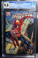 Amazing Spider-Man #1 CGC 9.8 {2014} Campbell Variant=1st Cindy Moon(Silk) Cameo picture