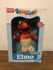 Vintage 1991 Hasbro Playskool Touch 'ems Baby Elmo Plush By Jim Henson picture