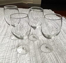 Official Augusta National Masters Tournament Etched Wine Glasses Set of 4 No Box picture
