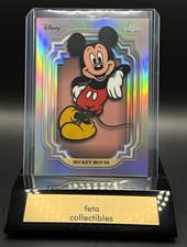 2024 Topps Chrome Disney Mickey Mouse #1 Refractor Card picture