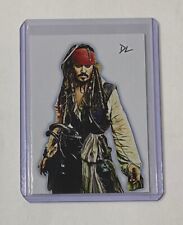 Captain Jack Sparrow Limited Edition Artist Signed Johnny Depp Trading Card 4/10 picture