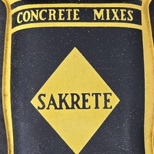 Vintage Sakrete Concrete Mix Paperweight Harry T Campbell Towson MD 1950s Vtg picture