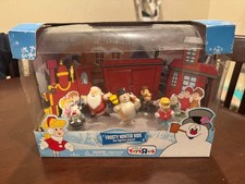 Frosty the Snowman Winter Ride Figurine Set Rankin Bass Toys R Us 2013 NEW picture