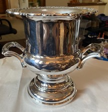Vintage Oneida Silver Plated Victorian Wine Champagne Chiller Ice Bucket - GUC picture