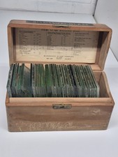 Vintage 1950s Mississippi Glass Co. Salesman Sample Box 35 Pieces picture