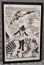 X-Men #141 page 10 John Byrne Framed 11x17 Original Art Poster Print picture
