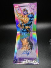 Topps 2022 Marvel Giant Sized Booklet Autograph Thanos Cal Dodd GSA-26 picture
