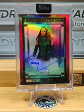MANTIS Pom Klementieff Auto Red 2025 Topps Marvel The Collector Museum Auto #1/5 picture