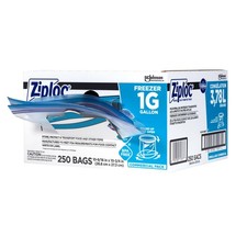 Sc Johnson Professional Ziploc Brand Food Storage Freezer Bags 1 Gallon Freezer picture