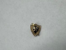 Vintage 14k Gold Seed Pearl Pledge Member Pin, 2.7 grams picture