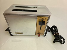 Works Tested Vintage Toastswell 375 The Executive MCM Chrome Toaster Scarce picture