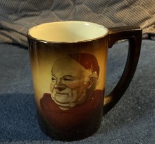 1 Vtg. USA Made Warwick China Co. Friar/Monk Themed Mug/Cup. picture