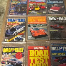 Vintage Road & Track Magazine Lot 1970s-1990s Porsche Ferrari McLaren picture