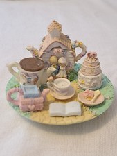 1998 Precious Moments Mini Wedding Tea Set by Enesco picture