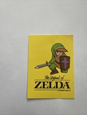 1989 Nintendo Topps Card 5 Zelda Link Video Game Rookie Grail Legend Sticker Old picture