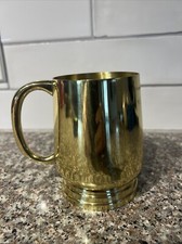 Vintage G & D Spain Polished Solid Brass 4 3/4