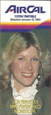 AirCal system timetable 1/15/83 [9111] Buy 4+ save 50% picture