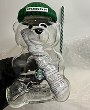 Starbucks 2025 Glass Bearista Cup 1st Release MINT Deadstock W/Original Box&Tag picture