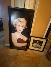 Marilyn Monroe, Hollywood glamour, framed photos, black and white, vintage, set picture