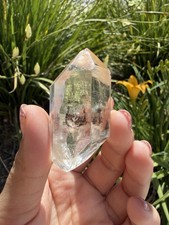 Enhydro Quartz 45.9g Moving Water Bubble Carbon Inclusions A439 picture