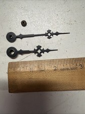Antique Vintage Unmarked Gingerbread Winding Clock Hands PARTS picture