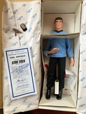 Vintage 1988 Hamilton Collection Star Trek Spock 14” Porcelain Doll #2955/19500 picture